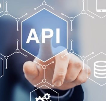 Image with API text